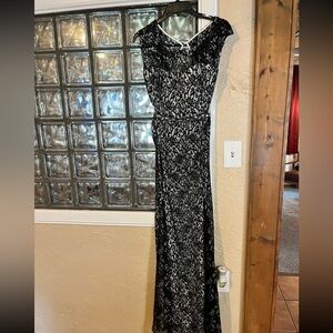 Black and Gray formal Dress